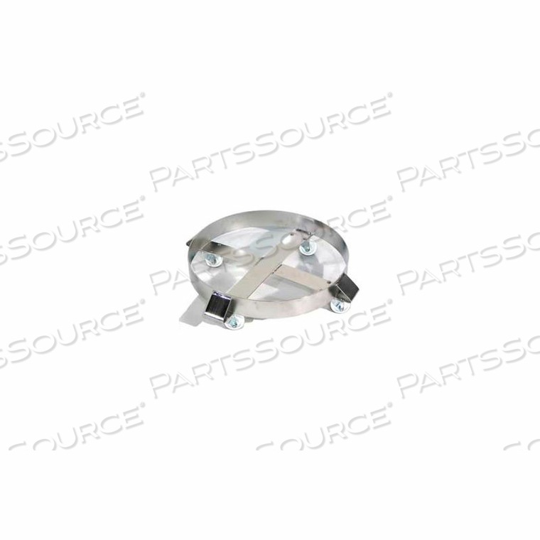 STAINLESS STEEL ROUND DRUM DOLLY - 23" DIA. - 1000 LB. CAP. - STAINLESS CASTERS by Morse STAINLESS STEEL ROUND DRUM DOLLY - 23" DIA. - 1000 LB. CAP. - STAINLESS CASTERS by Morse