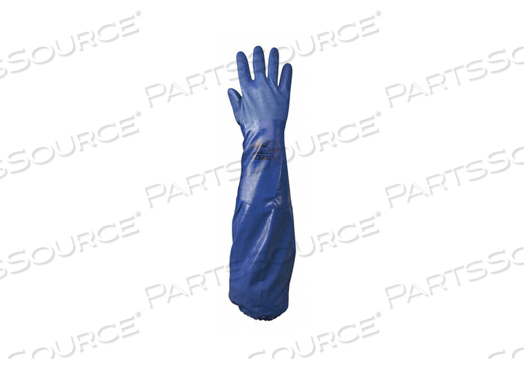 CHEMICAL RESISTANT GLOVES SIZE 8 BLUE PR by SHOWA