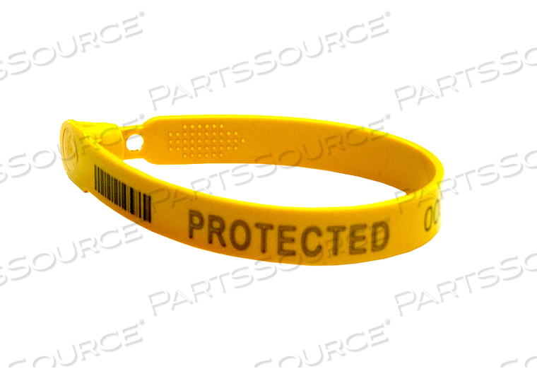 PLASTIC TRUCK SEALS: LASER ETCHED PROTECTED, CODE 128 BARCODE, 8 DIGIT HUMAN READABLE NUMBER (YELLOW - 7 1/4") by Cambridge Security Seals LLC PLASTIC TRUCK SEALS: LASER ETCHED PROTECTED, CODE 128 BARCODE, 8 DIGIT HUMAN READABLE NUMBER (YELLOW - 7 1/4") by Cambridge Security Seals LLC