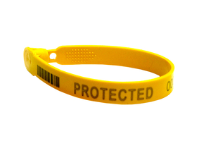 PLASTIC TRUCK SEALS: LASER ETCHED PROTECTED, CODE 128 BARCODE, 8 DIGIT HUMAN READABLE NUMBER (YELLOW - 7 1/4") by Cambridge Security Seals LLC PLASTIC TRUCK SEALS: LASER ETCHED PROTECTED, CODE 128 BARCODE, 8 DIGIT HUMAN READABLE NUMBER (YELLOW - 7 1/4") by Cambridge Security Seals LLC