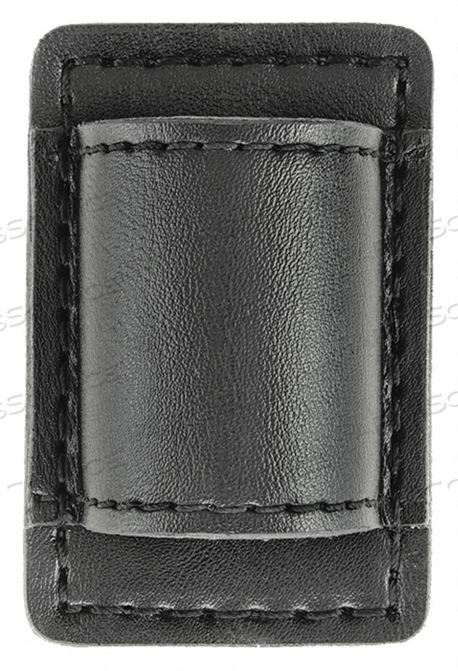 FLASHLIGHT POUCH SYNTHETIC LEATHER BLACK by Heros Pride