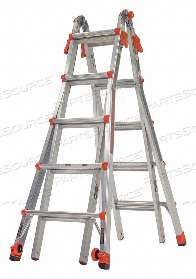 ALUMINUM VELOCITY MULTI-USE EXTENSION LADDER, 22' TYPE 1A by Little Giant