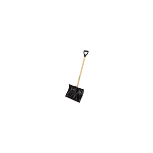 UNION TOOLS 18" POLY COMBO SNOW SHOVEL W/ WOOD D-GRIP HANDLE by Union Tools