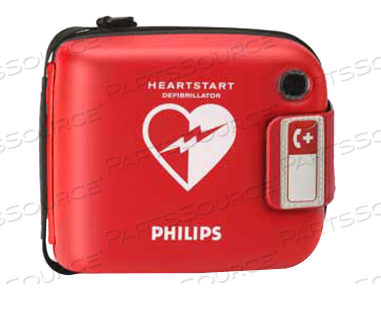 HEARTSTART FRX ADULT AED CARRYING CASE - RED by Philips Healthcare