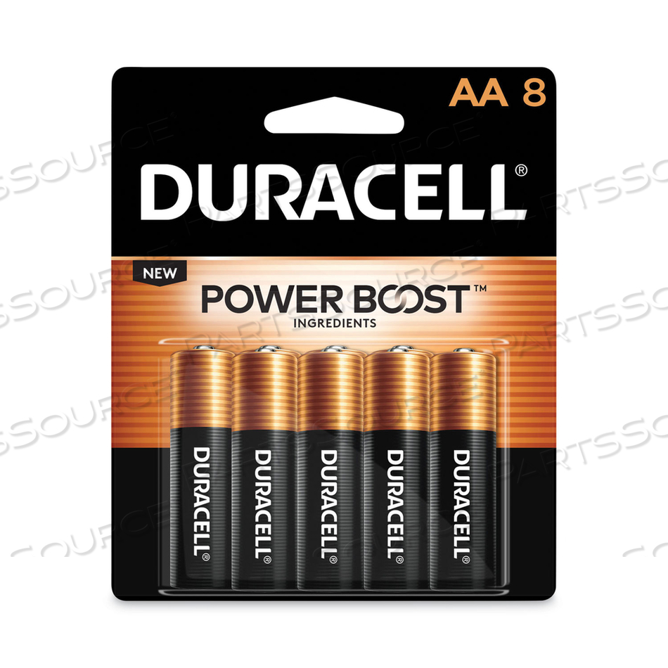 BATTERY, COPPERTOP, AA, ALKALINE, 1.5V, 2900 MAH by Duracell