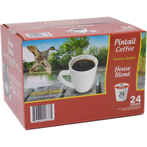 HOUSE BLEND, MEDIUM ROAST, 0.53 OZ., 24 K-CUPS/BOX by Pintail Coffee, Inc.