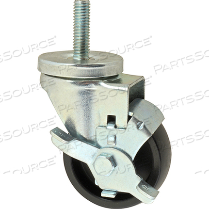 CASTER, 3" SKTTR7-F W BRAKE 