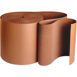 SINGLEFACE CORRUGATED ROLL, 15" X 250', A FLUTE, KRAFT, 1 ROLL by The Packaging Wholesalers