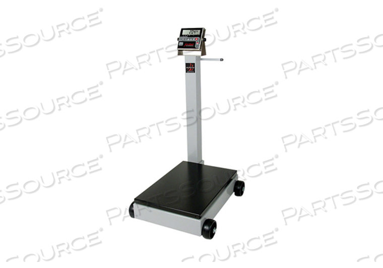 PORTABLE DIGITAL FLOOR SCALE, 1000 LB WITH 205 INDICATOR AND TOWER DISPLAY, LEGAL FOR TRADE 