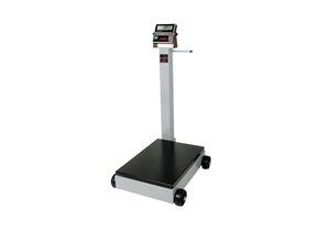 PORTABLE DIGITAL FLOOR SCALE, 1000 LB WITH 205 INDICATOR AND TOWER DISPLAY, LEGAL FOR TRADE by Detecto Scale / Cardinal Scale