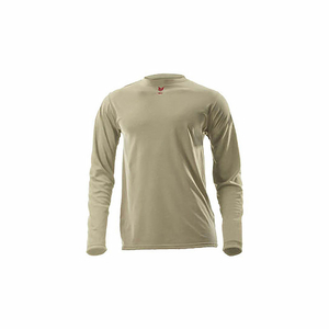 DRIFIRE LIGHTWEIGHT LONG SLEEVE FR T-SHIRT, XL, DESERT SAND by National Safety Apparel