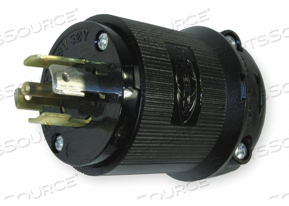 PLUG 120/208VAC 20A L21-20P 4P 5W 3PH by Hubbell Incorporated, Wiring Device-Kellums PLUG 120/208VAC 20A L21-20P 4P 5W 3PH by Hubbell Incorporated, Wiring Device-Kellums