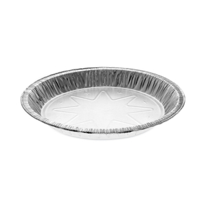 ROUND ALUMINUM CARRYOUT CONTAINERS, 10" DIAMETER X 1.09"H, SILVER, 400/CARTON by Reynolds