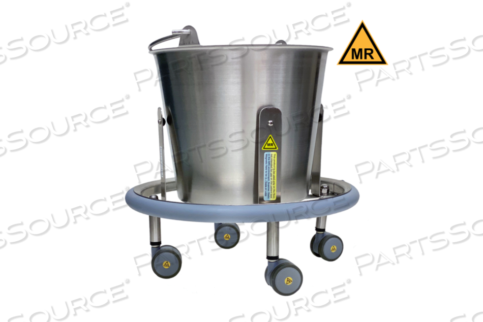 LENOX KICKBUCKET W/13 QT PAIL MRI SAFE by Blickman LENOX KICKBUCKET W/13 QT PAIL MRI SAFE by Blickman