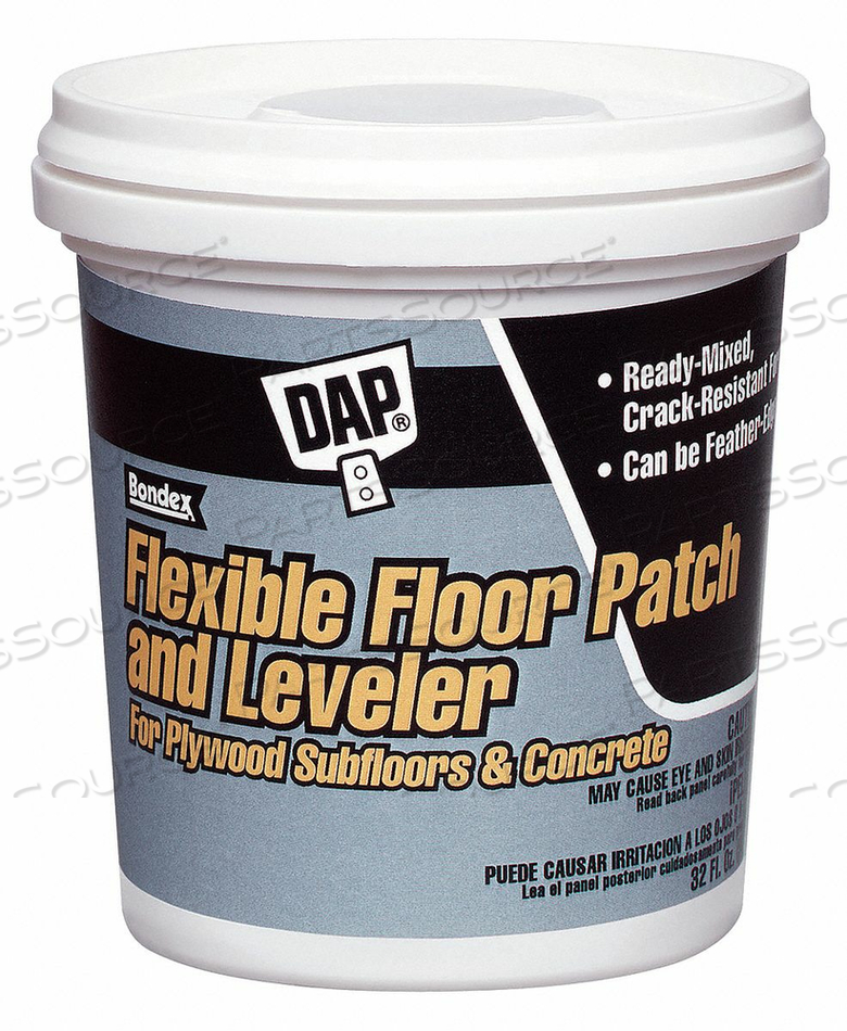 FLEXIBLE FLOOR PATCH 1 GAL PAIL LT GRAY by DAP Products Inc.