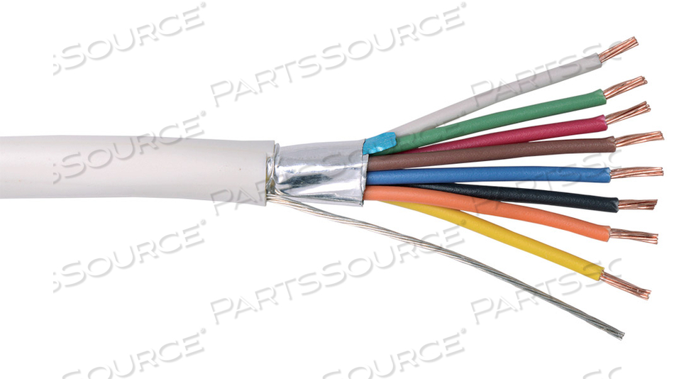 COMMERCIAL GRADE GENERAL PURPOSE 22 AWG 8 CONDUCTOR PLENUM SHIELDED CABLE 