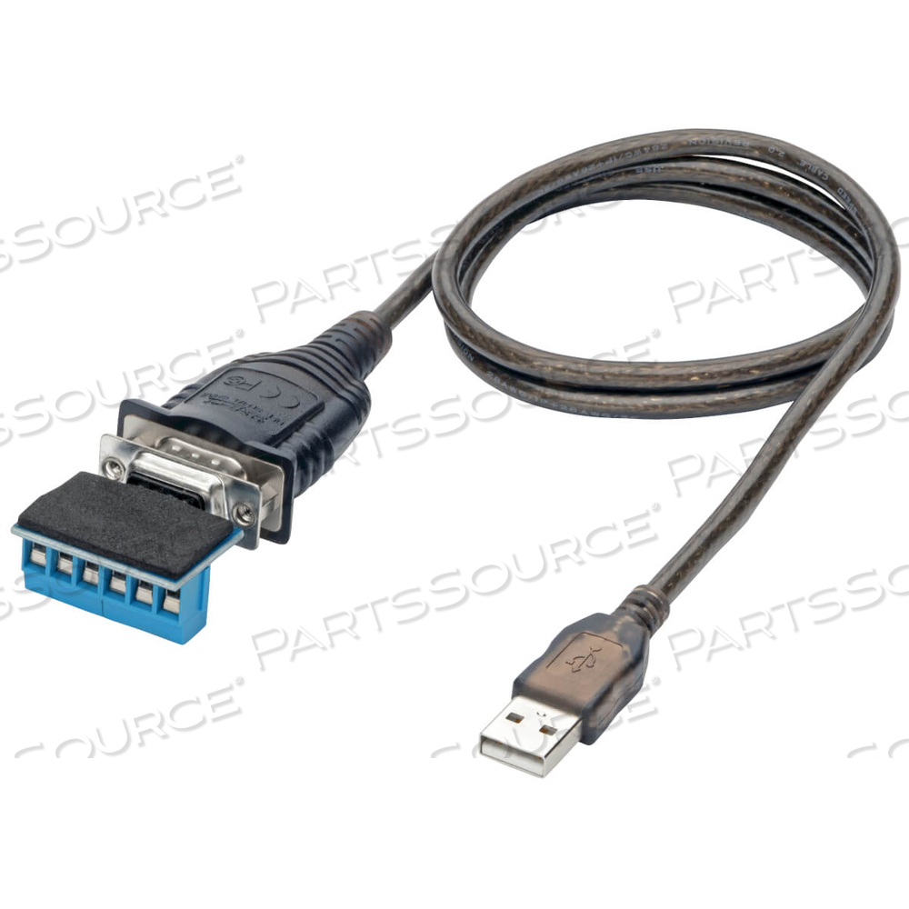 RS422 RS485 USB SERIAL CABLE ADAPTER W/ COM RETENTION FTDI 30IN by Tripp Lite