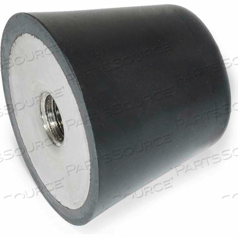 VIBRATION/SHOCK ABSORPTION MOUNT, CONICAL, .63" H, 25 MAX LOAD by J.W. Winco