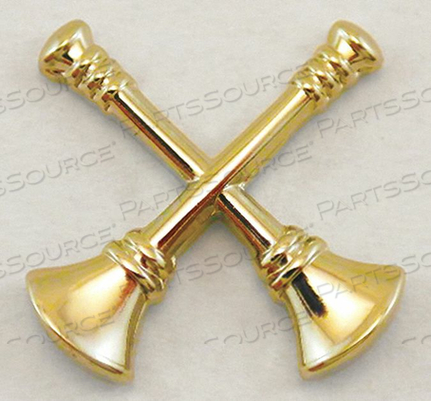 METAL RANK INSIGNIA FIRE BUGLES GOLD PR by Heros Pride METAL RANK INSIGNIA FIRE BUGLES GOLD PR by Heros Pride