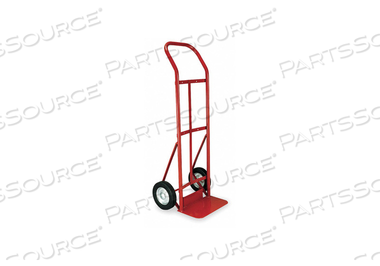 STANDARD STEEL GENERAL PURPOSE HAND TRUCK, LOAD CAPACITY 400 LB, OVERALL HEIGHT 46 IN, OVERALL WIDTH 20 IN, NOSE PLATE DEPTH 8 IN, NOSE PLAT by DAYTON ELECTRIC MANUFACTURING CO