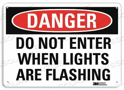 SIGN DO NOT ENTER 7 X10 by Lyle Signs Inc.