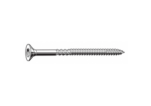MULTI-MATERIAL SCREW, #9 SIZE, 3 1/4 IN LG, 18-8 STAINLESS STEEL, PLAIN, FLAT, TORX, TORX by Fabory