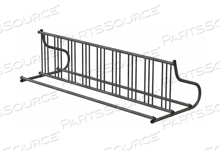 BIKE RACK 2-SIDED 18-BIKE 110 IN. SILVER by Graber Manufacturing