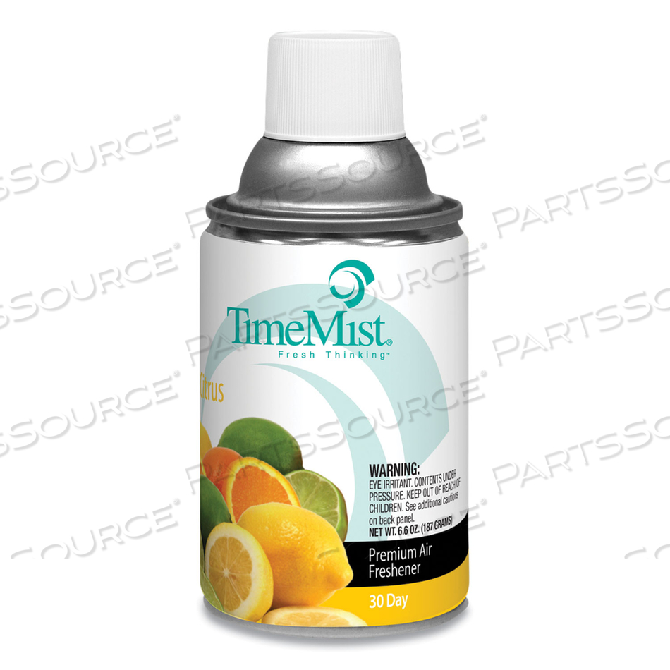 PREMIUM METERED AIR FRESHENER REFILL, CITRUS, 6.6 OZ AEROSOL SPRAY by TimeMist