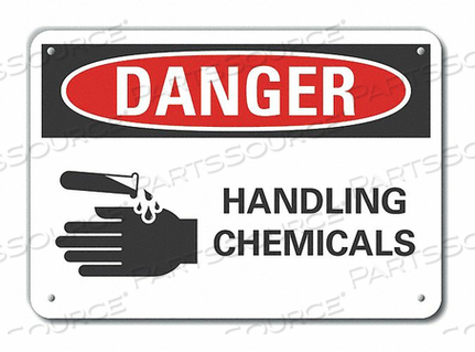 DANGER SIGN 10 W X 7 H 0.040 THICK by Lyle Signs Inc. DANGER SIGN 10 W X 7 H 0.040 THICK by Lyle Signs Inc.