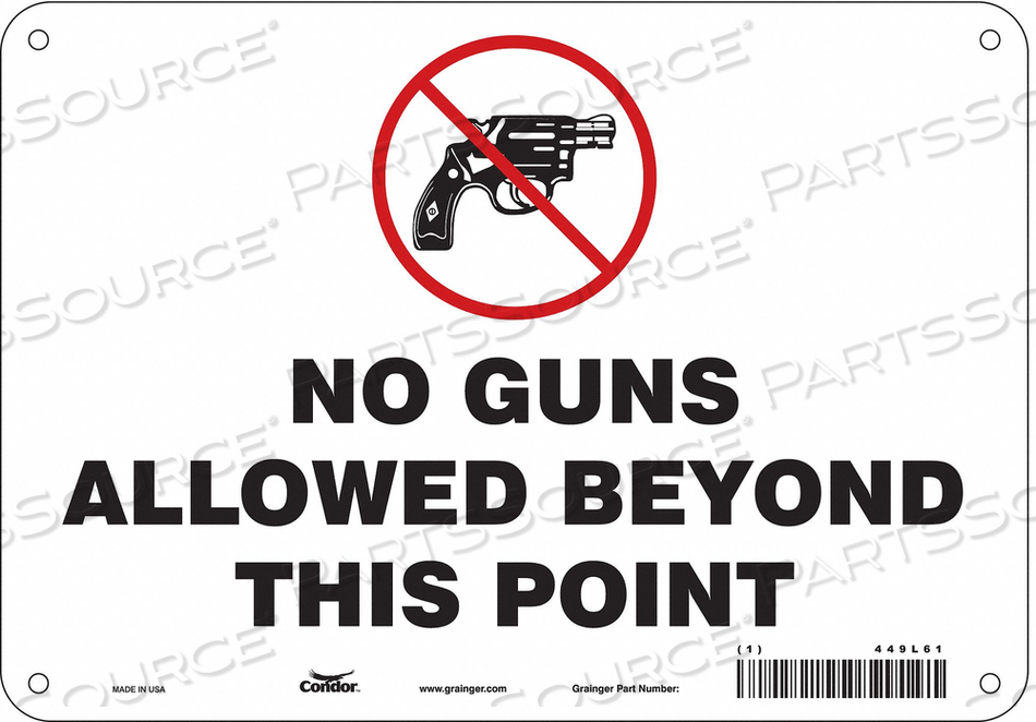SAFETY SIGN 7 H X 10 W 0.060 THICK 