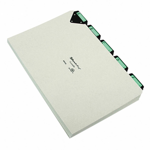 FILE GUIDE SET PREPRINTED GREEN PK25 by Tops