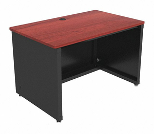 ENCLOSED DESK CD SERIES 48 W CHERRY TOP by Versa Products, Inc.