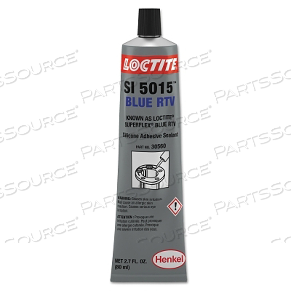 SUPERFLEX RTV, SILICONE ADHESIVE SEALANT, 80 ML TUBE, BLUE by Loctite Brand