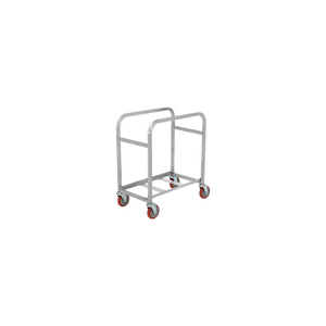 MOBILE STAINLESS STEEL LUG CART CAPACITY 2 LUG, 25"L X 16"W X 33"H, NO LUGS by Winholt MOBILE STAINLESS STEEL LUG CART CAPACITY 2 LUG, 25"L X 16"W X 33"H, NO LUGS by Winholt