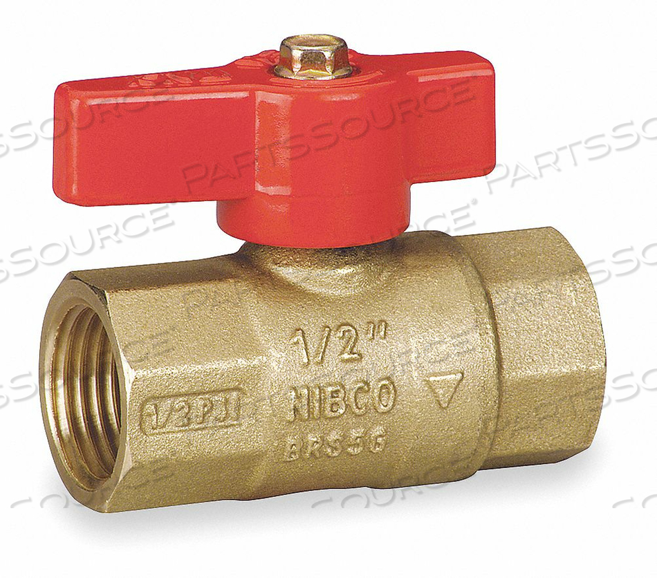BRASS GAS BALL VALVE INLINE FNPT 3/4 IN by Nibco BRASS GAS BALL VALVE INLINE FNPT 3/4 IN by Nibco