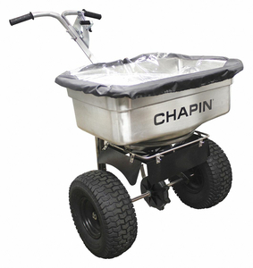 STAINLESS STEEL PROFESSIONAL BROADCAST SALT SPREADER, 100 LB by Chapin International