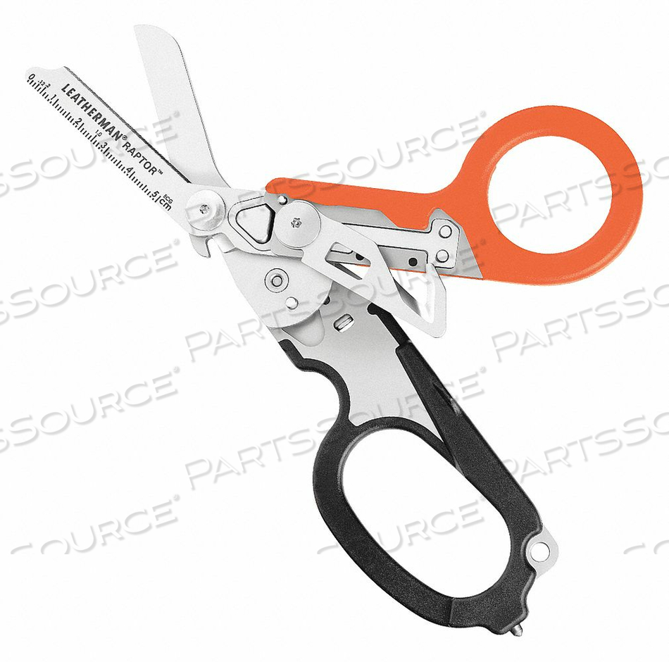 MEDICAL SHEARS BLACK/ORANGE 8-18 IN L by Leatherman