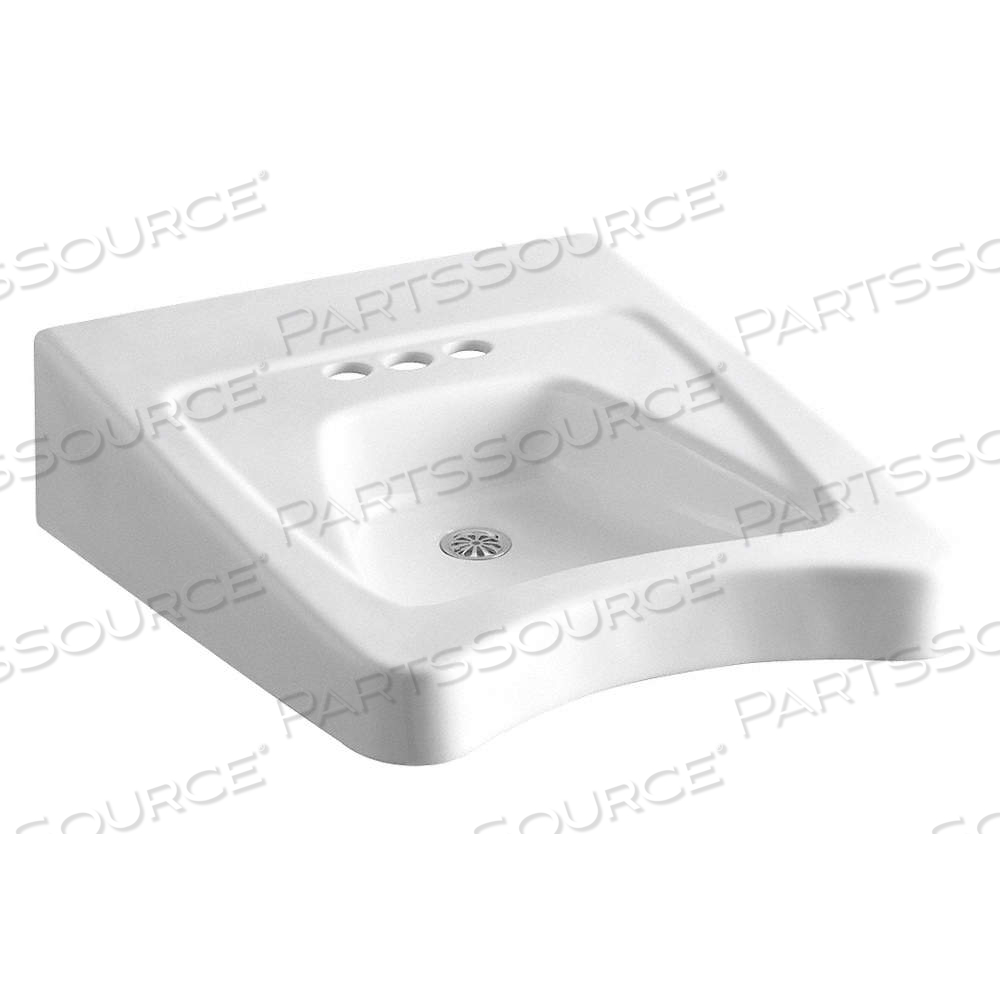 BATHROOM SINK 7-1/8 H 20 L 27 W WHITE by Kohler