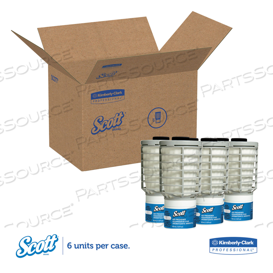 ESSENTIAL CONTINUOUS AIR FRESHENER REFILL, OCEAN, 48 ML CARTRIDGE, 6/CARTON by Scott ESSENTIAL CONTINUOUS AIR FRESHENER REFILL, OCEAN, 48 ML CARTRIDGE, 6/CARTON by Scott