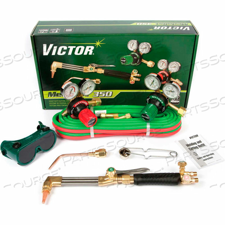 VICTOR MEDALIST 350 HEAVY DUTY OUTFITS, G350-540/510, CUTTING AND WELDING OUTFIT 