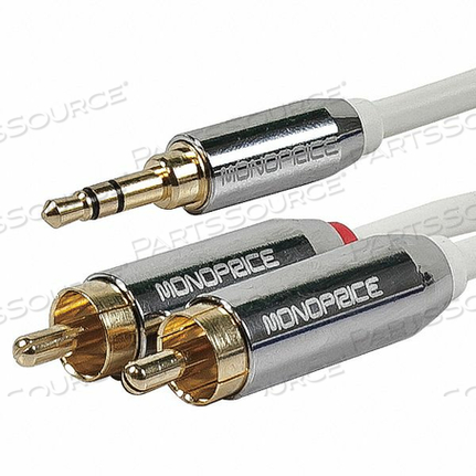 AUDIO CABLE 3.5MM RCA M/M 10 FT by Monoprice, Inc.