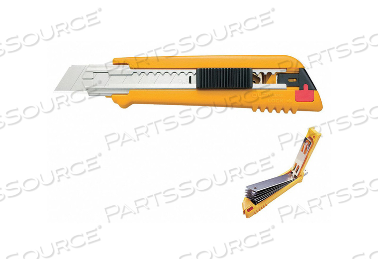 SNAP-OFF UTILITY KNIFE 6 IN YELLOW by Olfa SNAP-OFF UTILITY KNIFE 6 IN YELLOW by Olfa