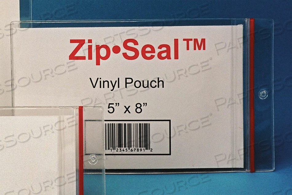 ZIP SEAL POUCH SELF ADHSV 5IN.X8IN PK25 by Hol-Dex ZIP SEAL POUCH SELF ADHSV 5IN.X8IN PK25 by Hol-Dex