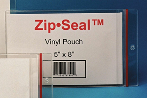 ZIP SEAL POUCH SELF ADHSV 5IN.X8IN PK25 by Hol-Dex ZIP SEAL POUCH SELF ADHSV 5IN.X8IN PK25 by Hol-Dex