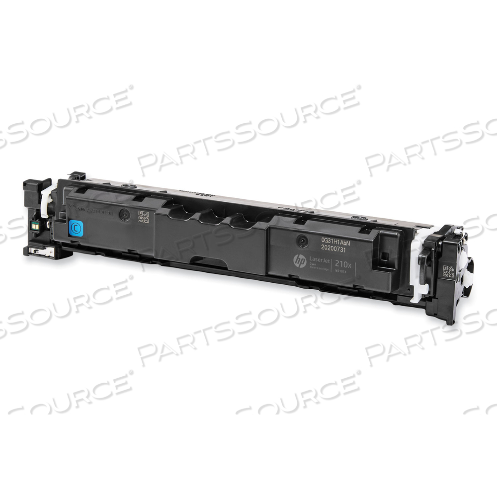 HP 210X, (W2101X) HIGH-YIELD CYAN ORIGINAL LASERJET TONER CARTRIDGE by HP (Hewlett-Packard)