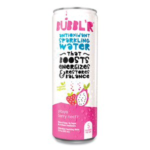 ANTIOXIDANT SPARKLING WATER, PITAYA BERRY NECT'R, 12 OZ CAN, 12 CANS/CARTON by Bubbl'r