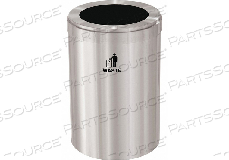 RECYCLING CONTAINER SILVER 41 GAL. by Glaro Products Inc