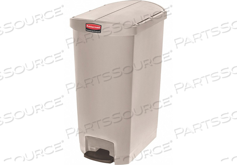 TRASH CAN RECTANGULAR 18 GAL. BEIGE by Rubbermaid Medical Division TRASH CAN RECTANGULAR 18 GAL. BEIGE by Rubbermaid Medical Division