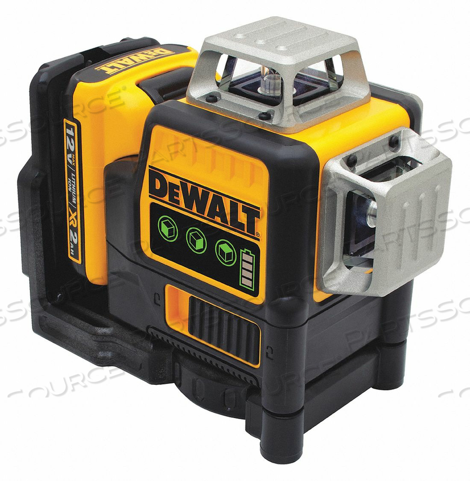 12-VOLT 3 X 360-DEGREE LITHIUM-ION GREEN BEAM LINE LASER by DeWalt 12-VOLT 3 X 360-DEGREE LITHIUM-ION GREEN BEAM LINE LASER by DeWalt