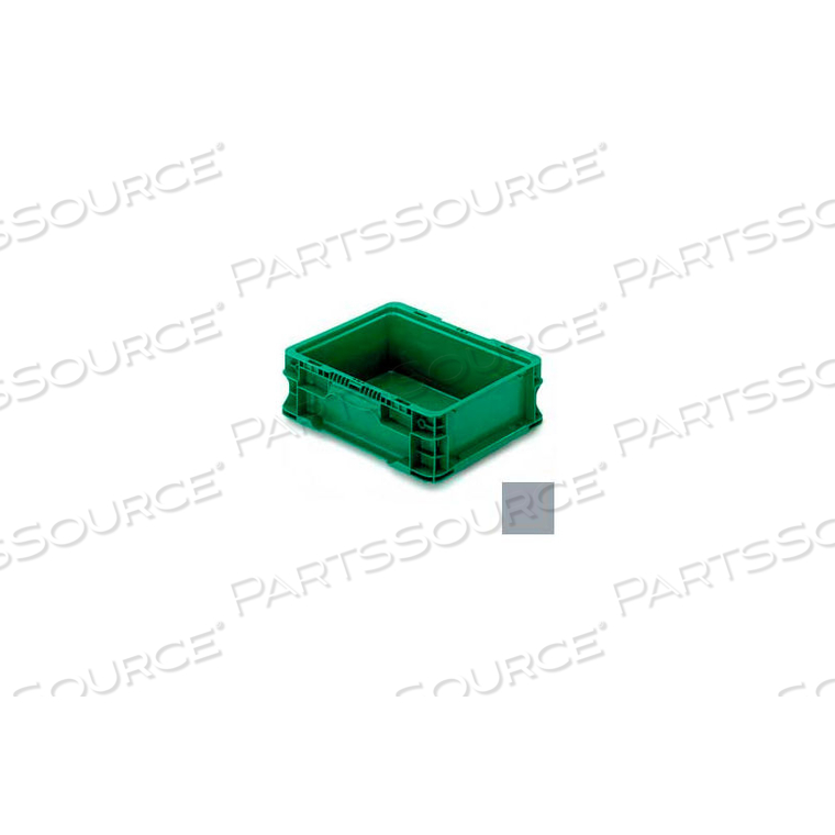 ORBIS STAKPAK NXO1215-5 MODULAR STRAIGHT WALL CONTAINER, 12"L X 15"W X 5"H, GRAY by Lewisbins ORBIS STAKPAK NXO1215-5 MODULAR STRAIGHT WALL CONTAINER, 12"L X 15"W X 5"H, GRAY by Lewisbins